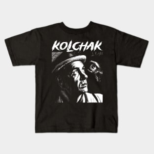 Pencil White Kolchak Adventure horor Kids T-Shirt